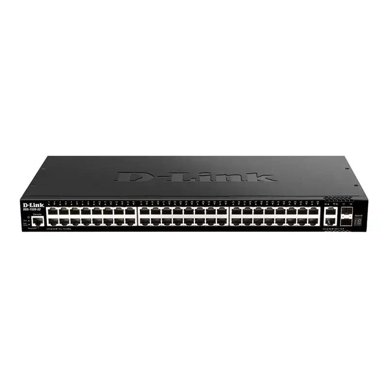 D-Link DGS 1520-52 - Commutateur - C3 - intelligent - 48 x 10 - 100 - 1000 + 2 x 10 Gigabit Ethernet ... (DGS-1520-52/E)_1